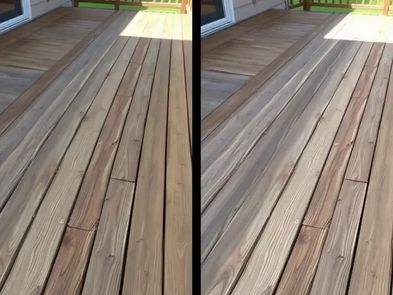Deck restoration and cleaning