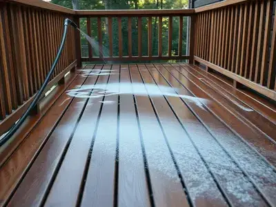 Deck cleaning