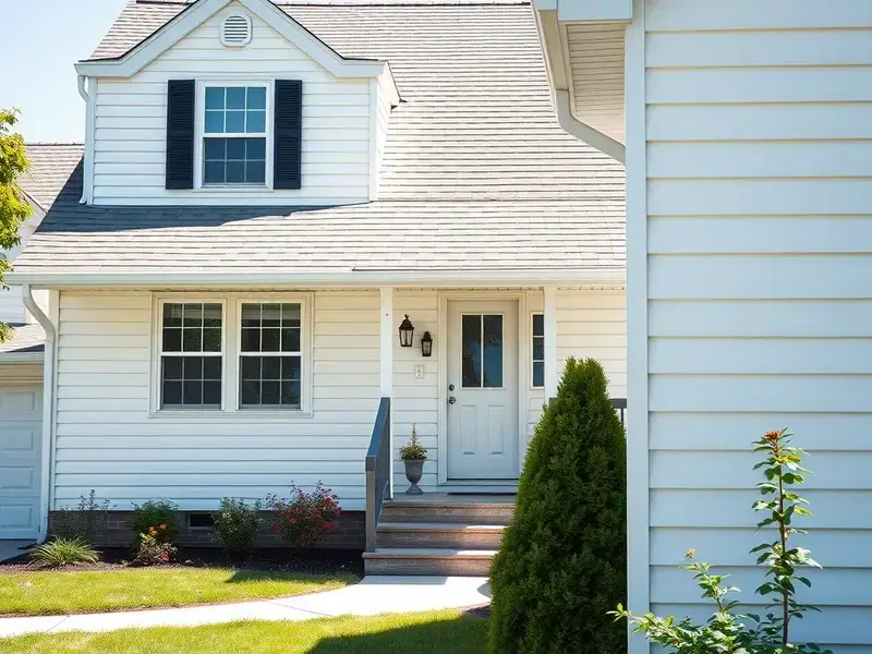 House exterior cleaning project